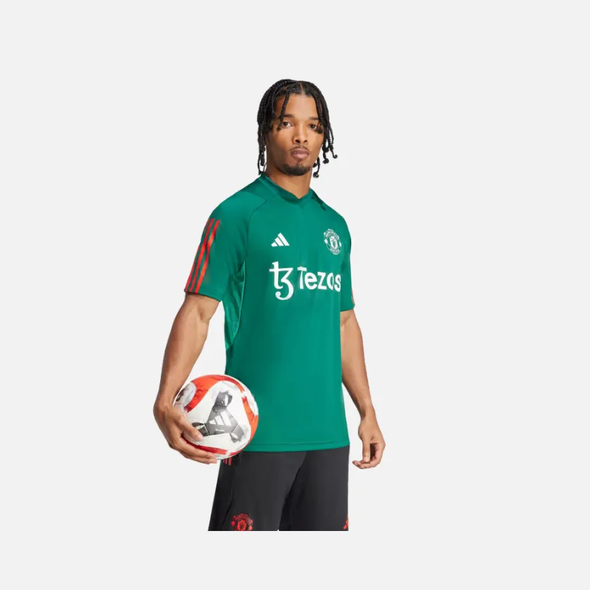 Adidas Manchester United Tiro 23 Men's Football Training Jersey -Collegiate Green/Core Green/Active Red