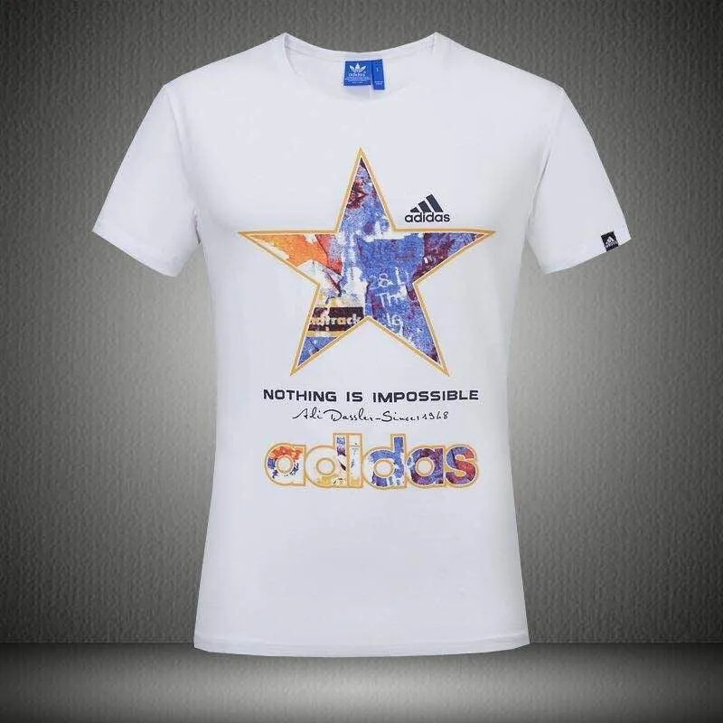 Adidas Star Logo Nothing Is Impossible T-shirt White