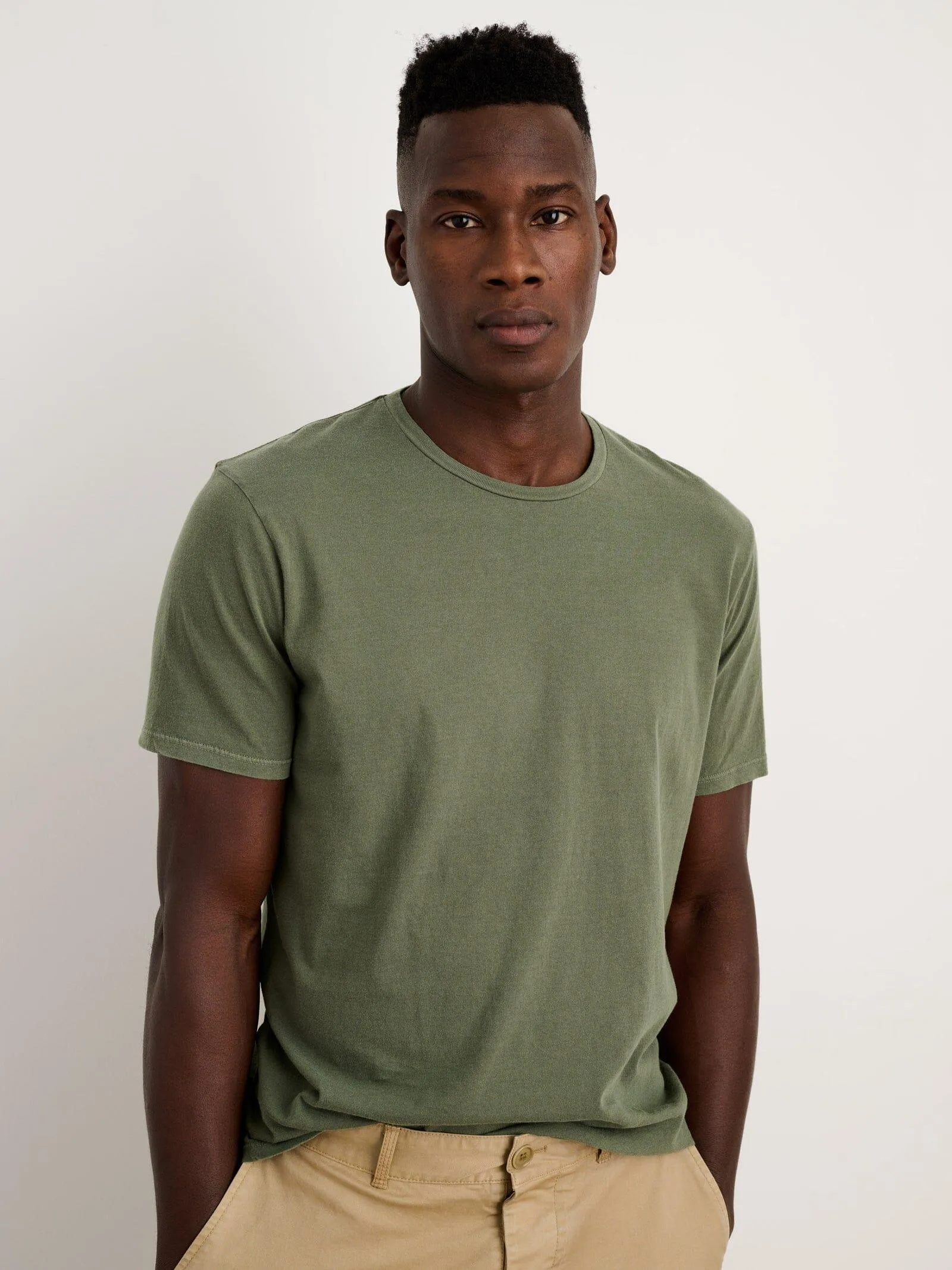 Alex Mill - Lightweight Mercer Tee in Olive