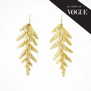 Ambleside Cedar Leaf Earrings