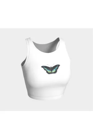 Blue Morpho Athletic Top