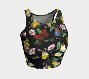 Butterfly Print Athletic Top