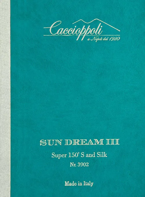 Caccioppoli Sun Dream Kara Blue Wool Silk Pants