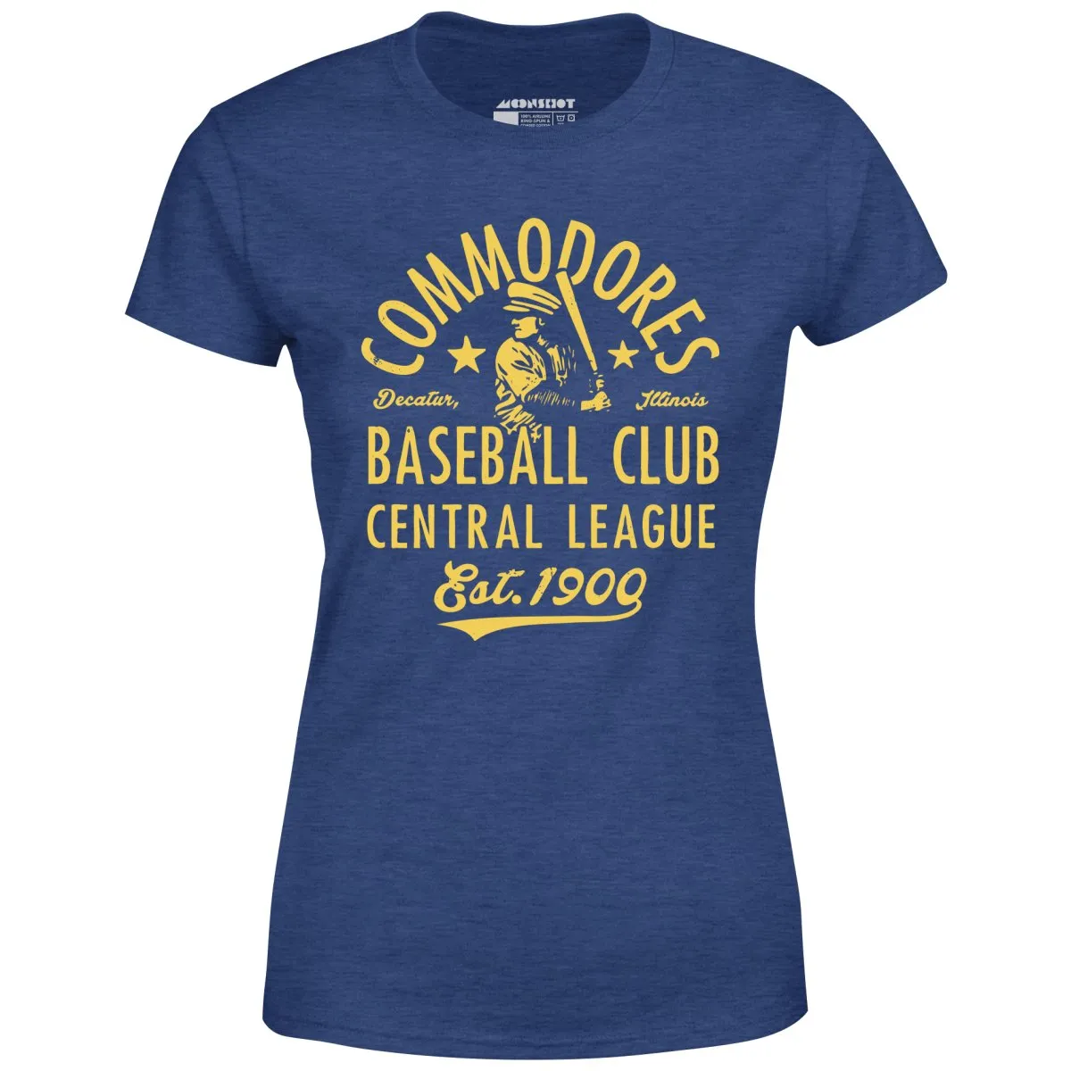 Decatur Commodores - Illinois - Vintage Defunct Baseball Teams - Women's T-Shirt