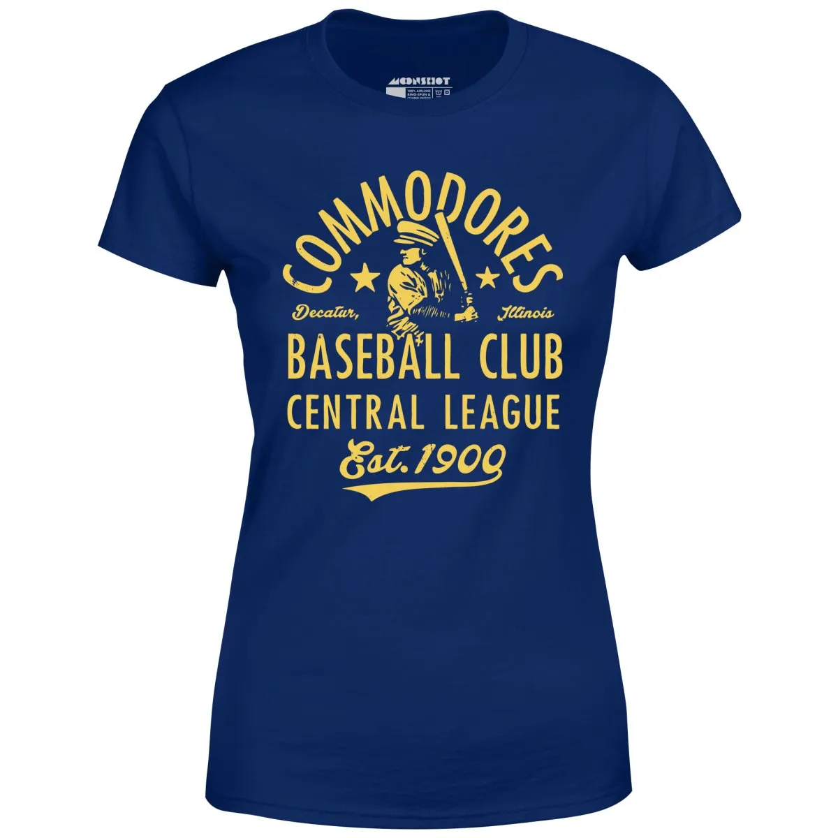 Decatur Commodores - Illinois - Vintage Defunct Baseball Teams - Women's T-Shirt