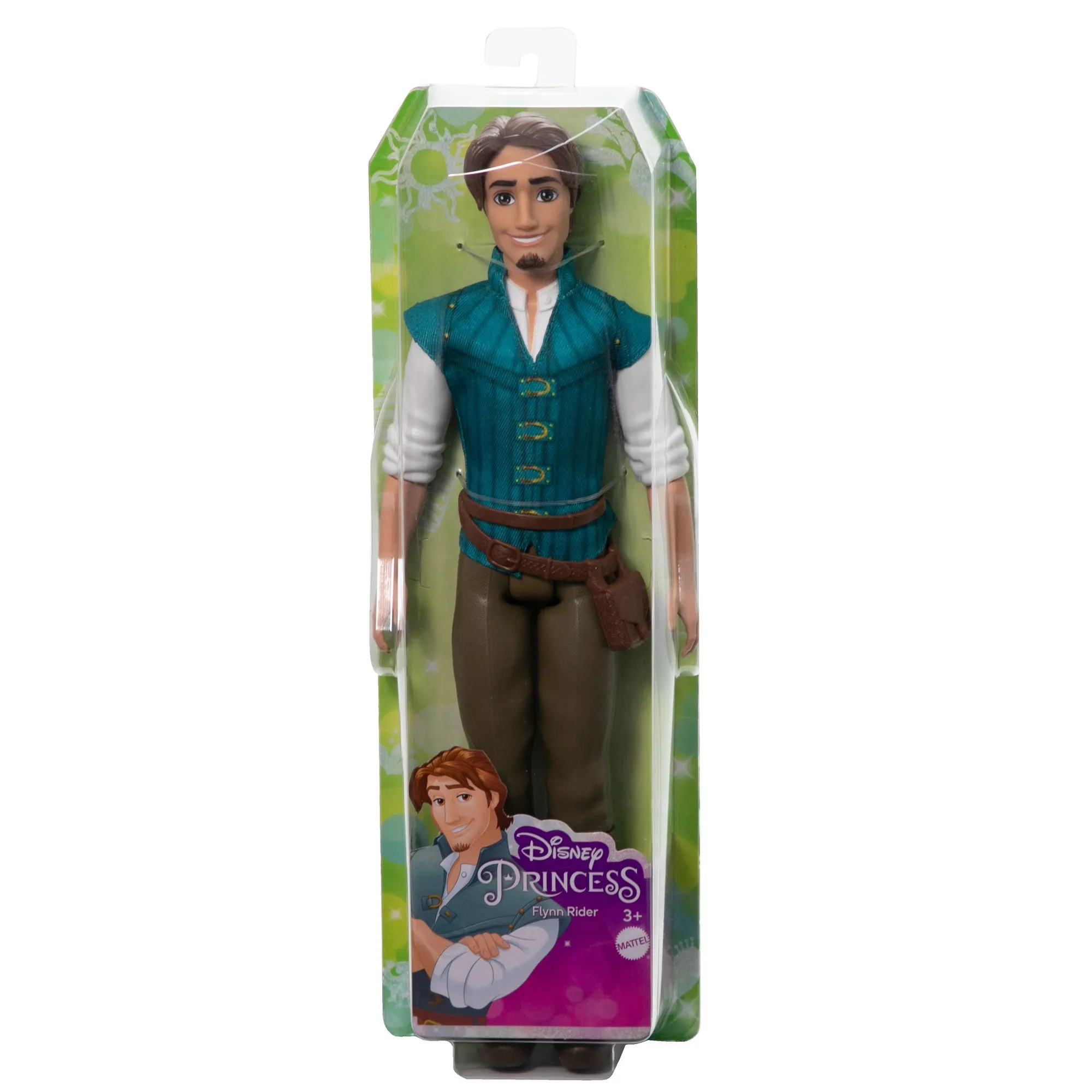 Disney Princess Posable Flynn Rider Fashion Doll in Signature Look Inspired by the Disney Movie Tangled for Kids Ages 3 