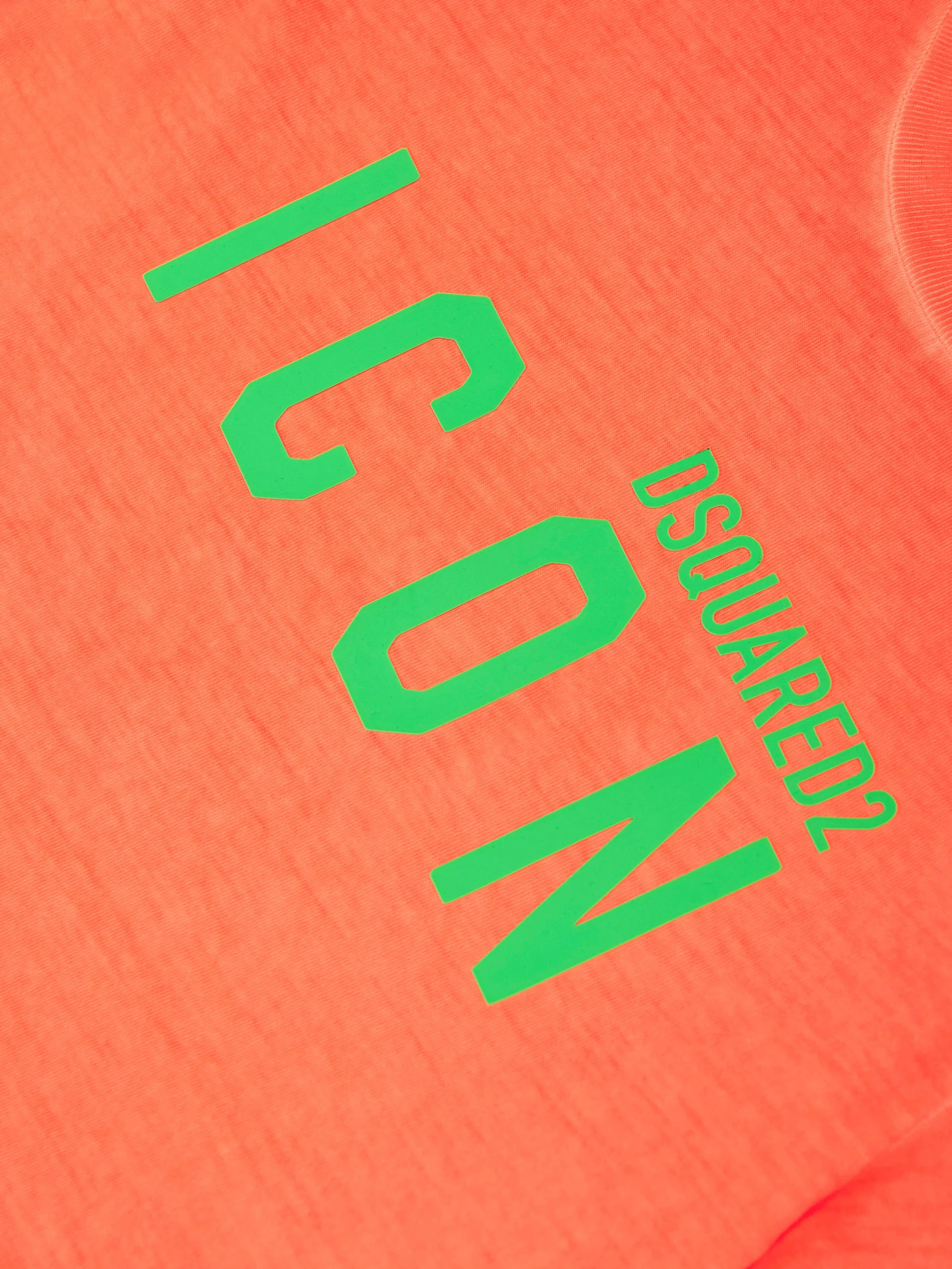 Dsquared2 Kids Icon Logo T-Shirt in Orange