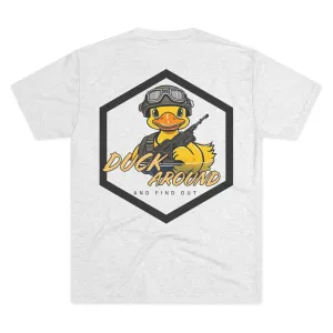 Duck Around & Find Out Tri-Blend Crew Tee