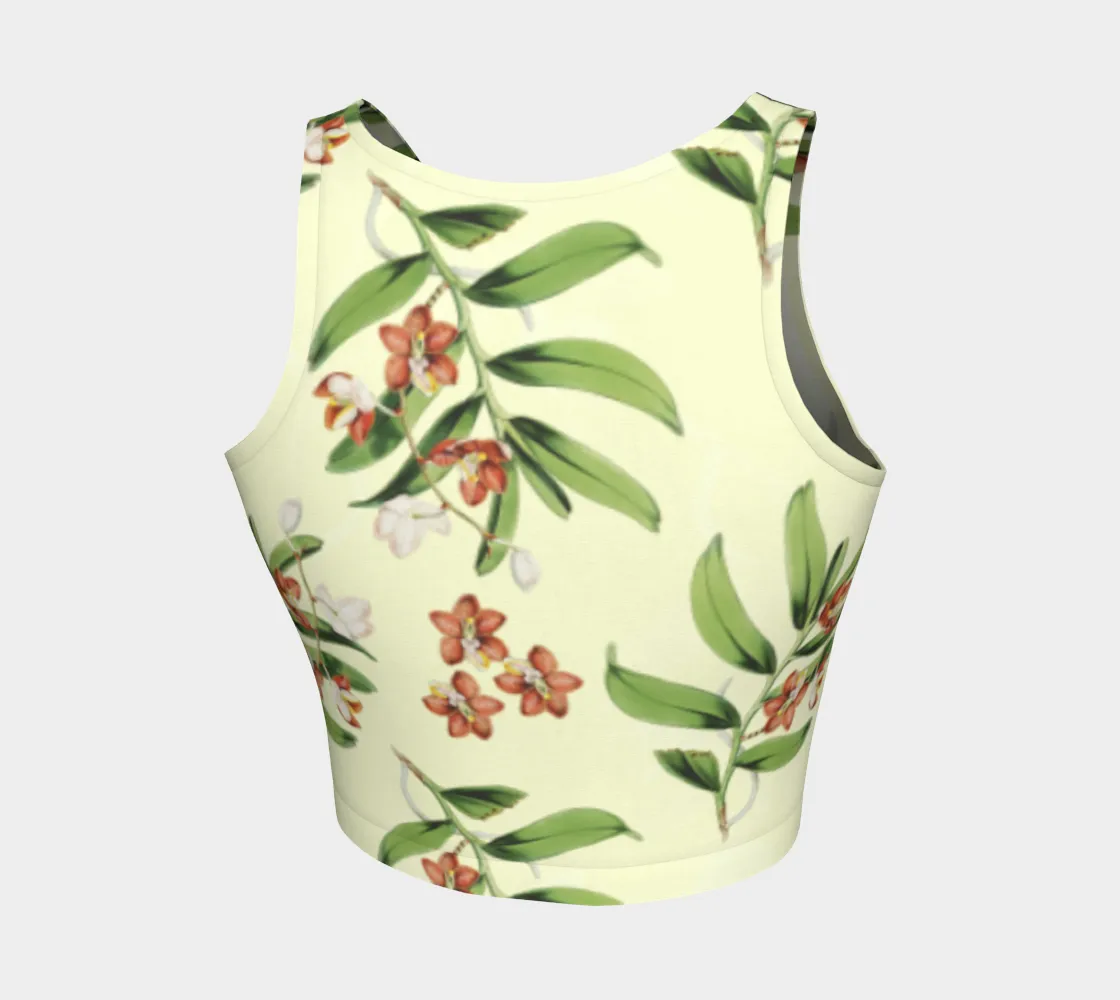 Earth Tone Floral Crop Top