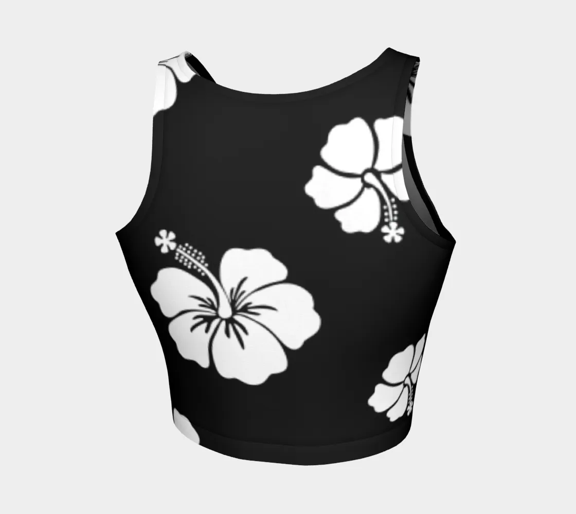 Hibiscus Athletic Crop Top