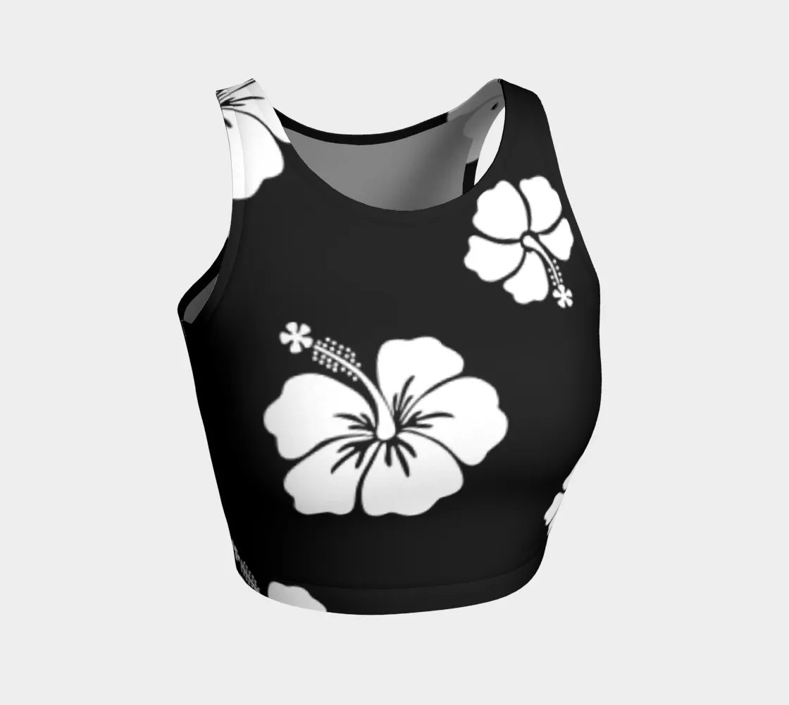 Hibiscus Athletic Crop Top