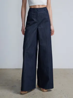 High-Rise Relaxed Wide Leg Pants