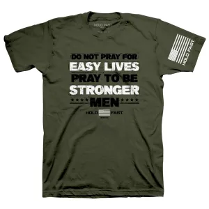 HOLD FAST Mens T-Shirt Stronger Men