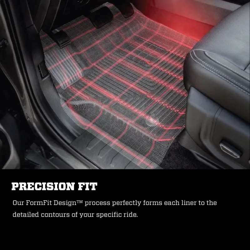 Husky Liners 2nd Seat Floor Liner Weatherbeater Plastic Black - Super Cab