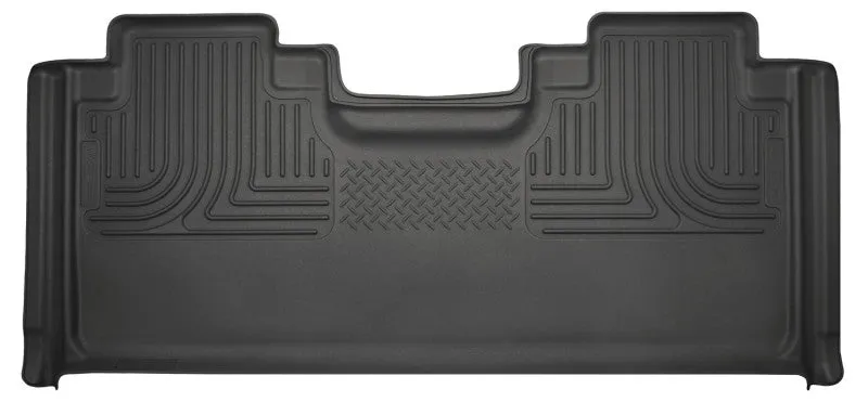 Husky Liners 2nd Seat Floor Liner Weatherbeater Plastic Black - Super Cab