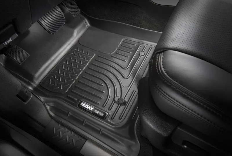 Husky Liners Weatherbeater Floor Liner - 2nd Row - Plastic - Black/Textured - Jeep Gladiator 2020