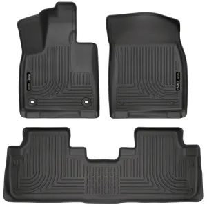 Husky Liners WeatherBeater Front / 2nd Row Floor Liner - Black - Lexus RX 2016-22