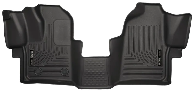 Husky Liners Weatherbeater Front Floor Liner - Black - Ford Transit 2015-18