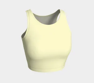 Lemon Merengue Athletic Crop Top