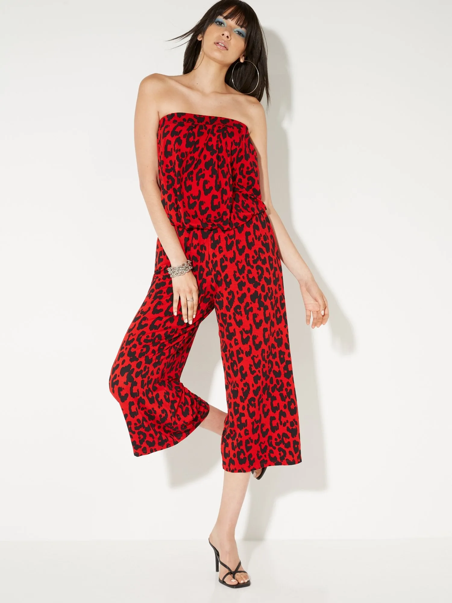 Leopard-Print Wide-Leg Capri Pant - NY&C Style System