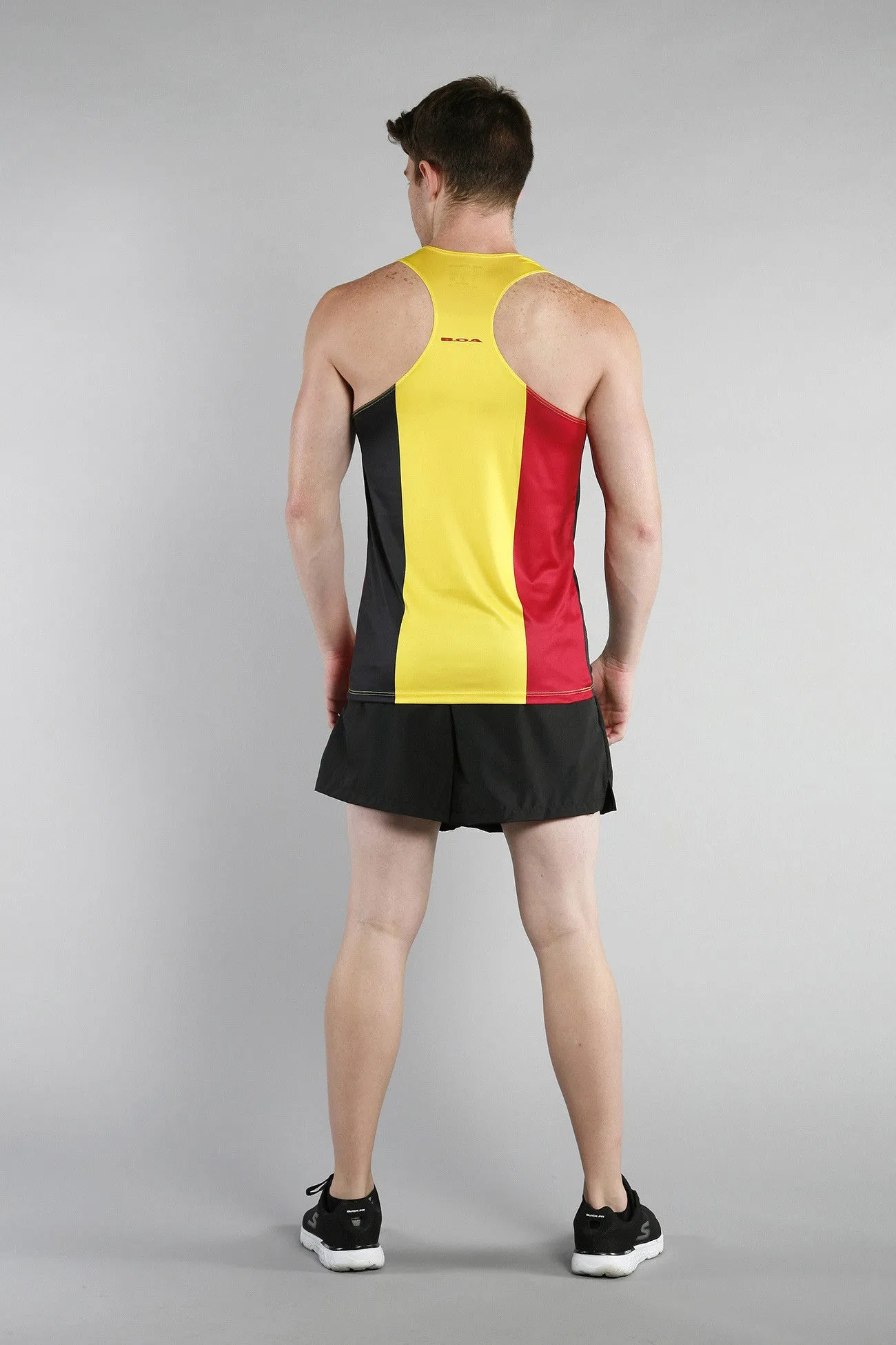 Men's Competitor Lite Printed Singlet [A-B] - Belgium