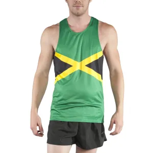 Men's Competitor Lite Printed Singlet [J-L] - Jamaica