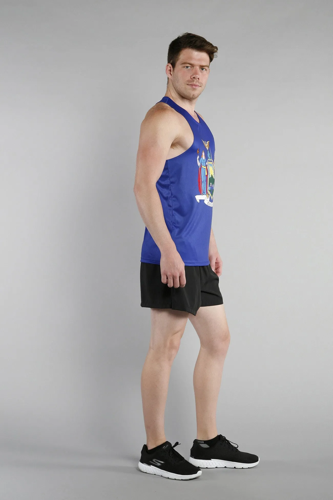 Men's Competitor Lite Printed Singlet [N] - New York