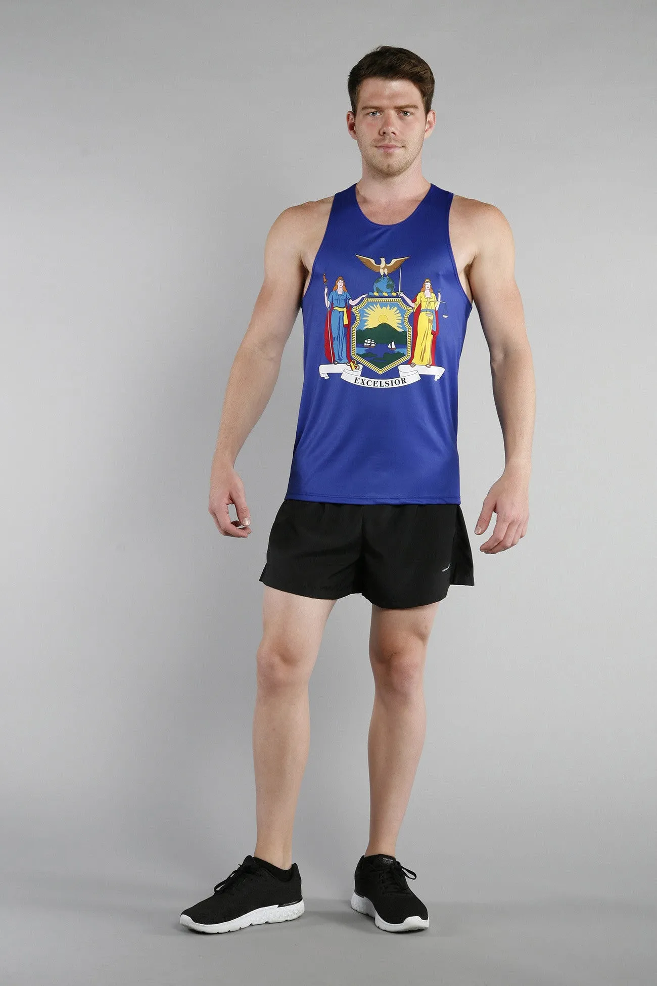 Men's Competitor Lite Printed Singlet [N] - New York