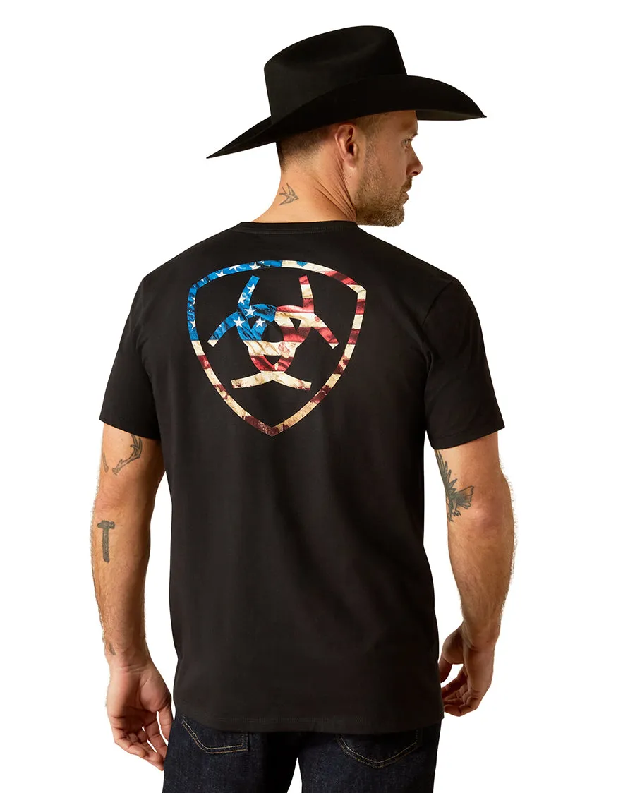 Men's Rugged American Shield T-Shirt