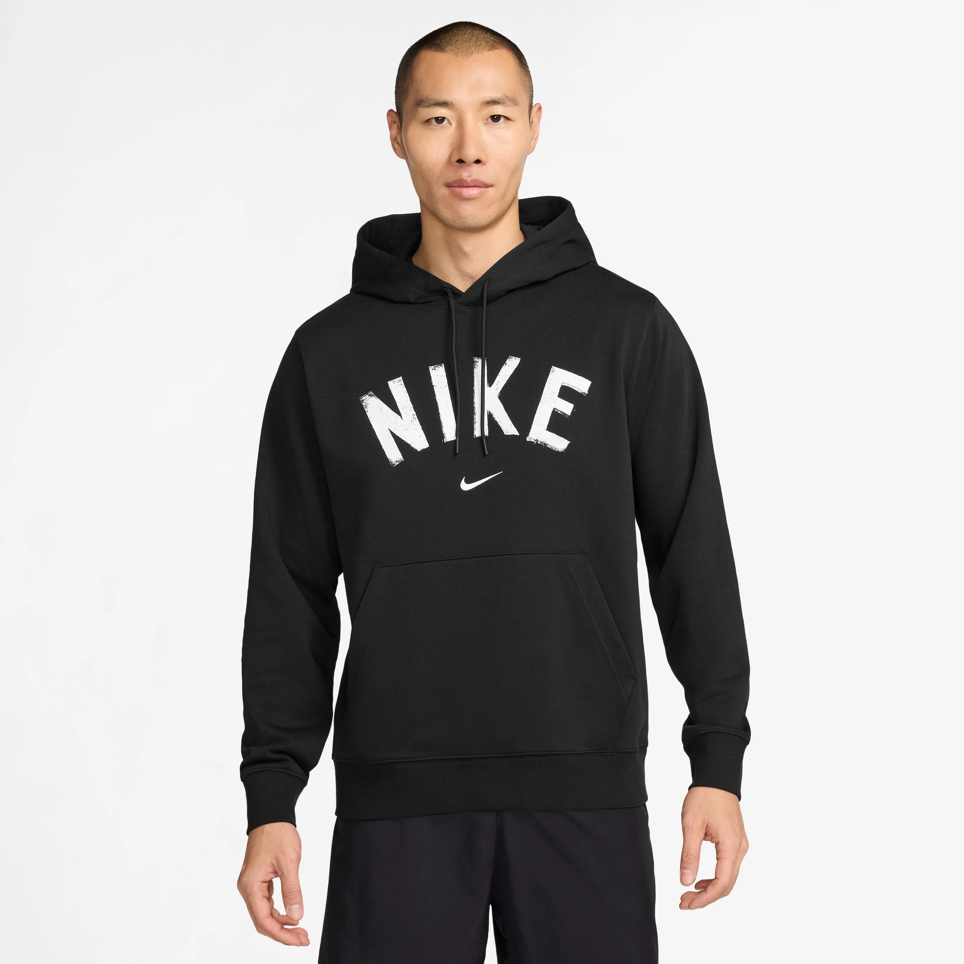 Men's Swoosh Fleece Pullover Fitness Hoodie