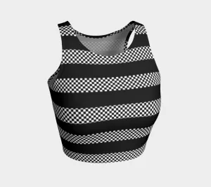 Micro Checkered Crop Top