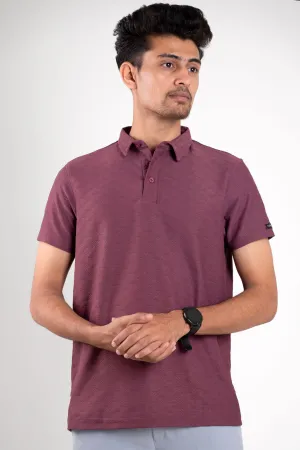 Monarch Wine Red Polo Tshirt For Man