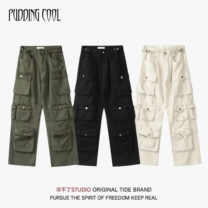 Multi-Pocket Loose cargo Pants