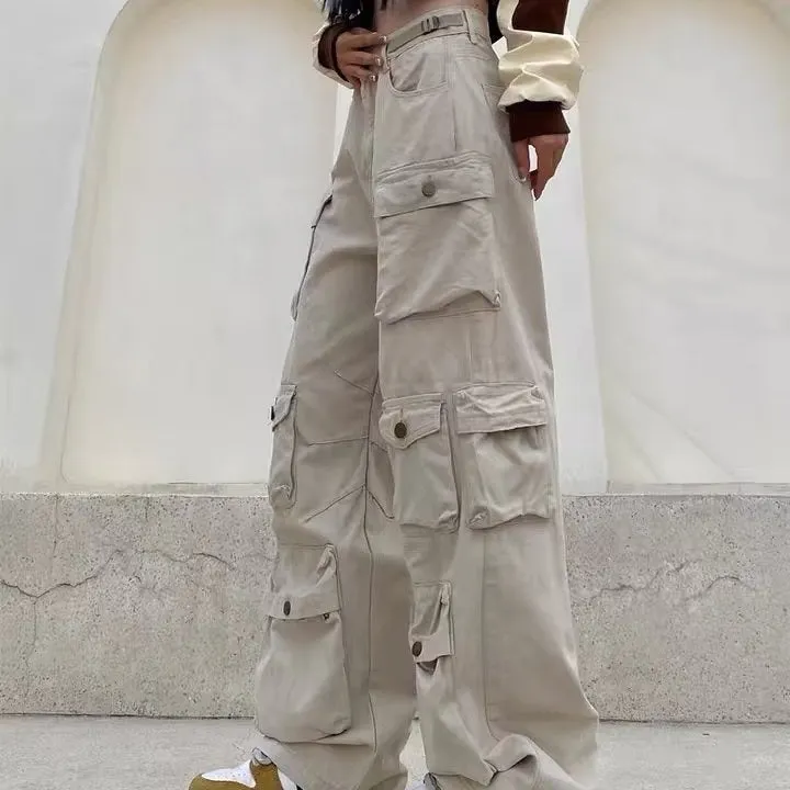 Multi-Pocket Loose cargo Pants