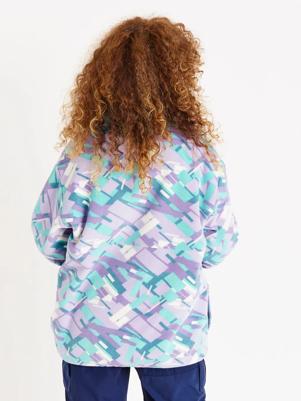 Neve Retro Pattern 1/2 Zip Fleece