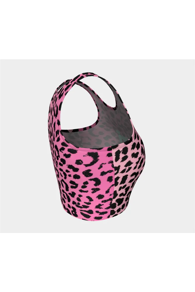 Pink Leopard Athletic Top