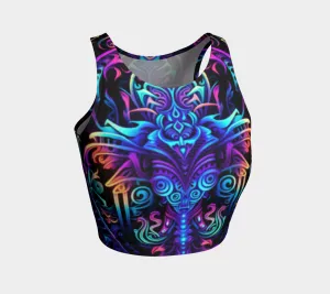 PSY LINES CROP TOP | ACIDMATH AI