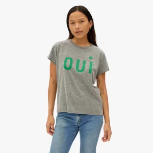 "Oui" Classic Tee (Grey)