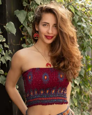 Red Bandeau Tube Top