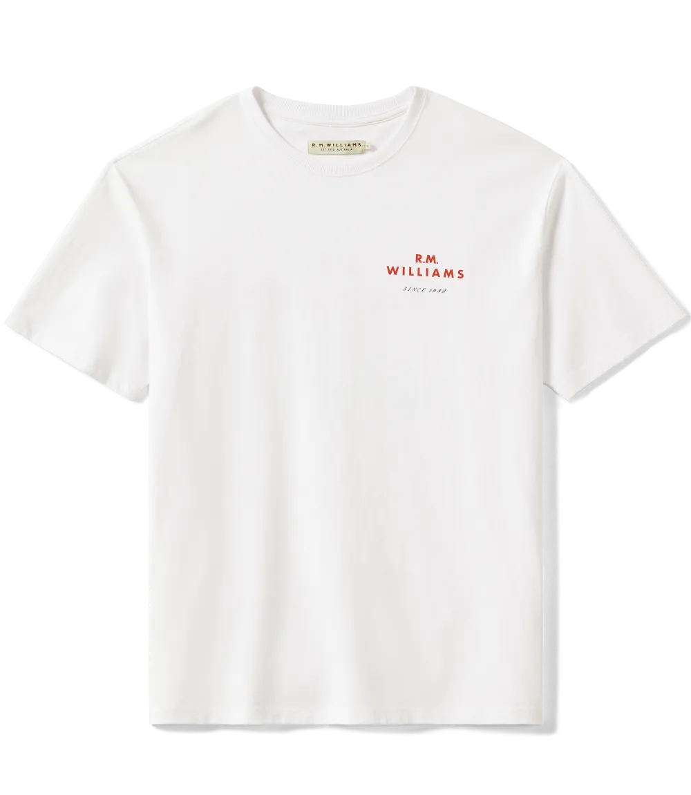 R.M.Williams - Menu T-Shirt - White