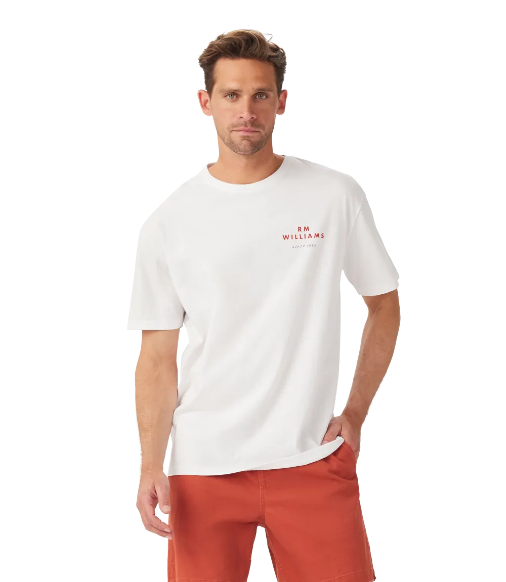 R.M.Williams - Menu T-Shirt - White