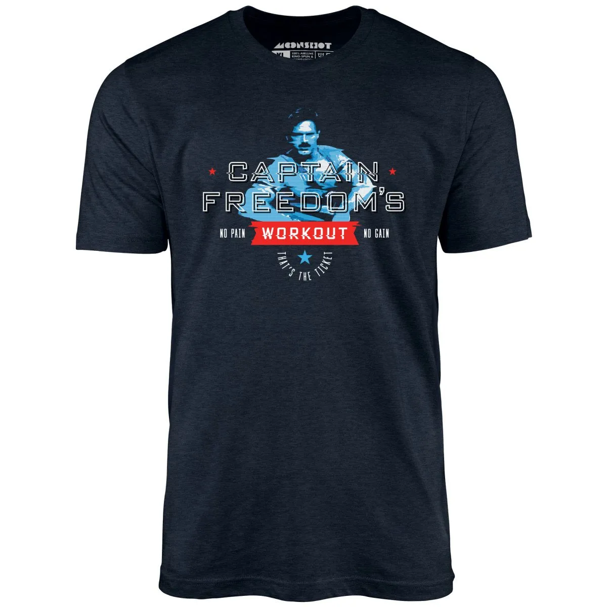 Running Man - Captain Freedom's Workout - Unisex T-Shirt