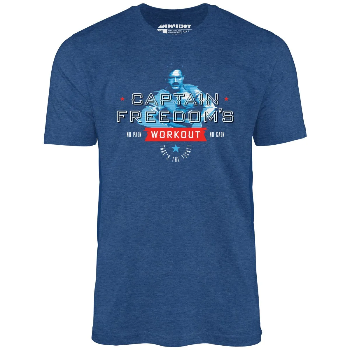 Running Man - Captain Freedom's Workout - Unisex T-Shirt