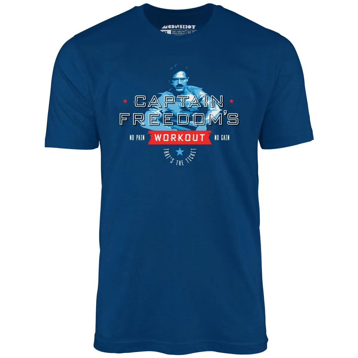 Running Man - Captain Freedom's Workout - Unisex T-Shirt