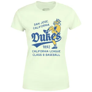 San Jose Dukes - California - Vintage Defunct Baseball Teams - Women's T-Shirt