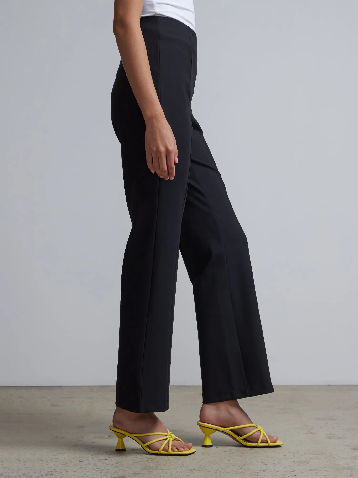 Straight Leg High Rise Pants