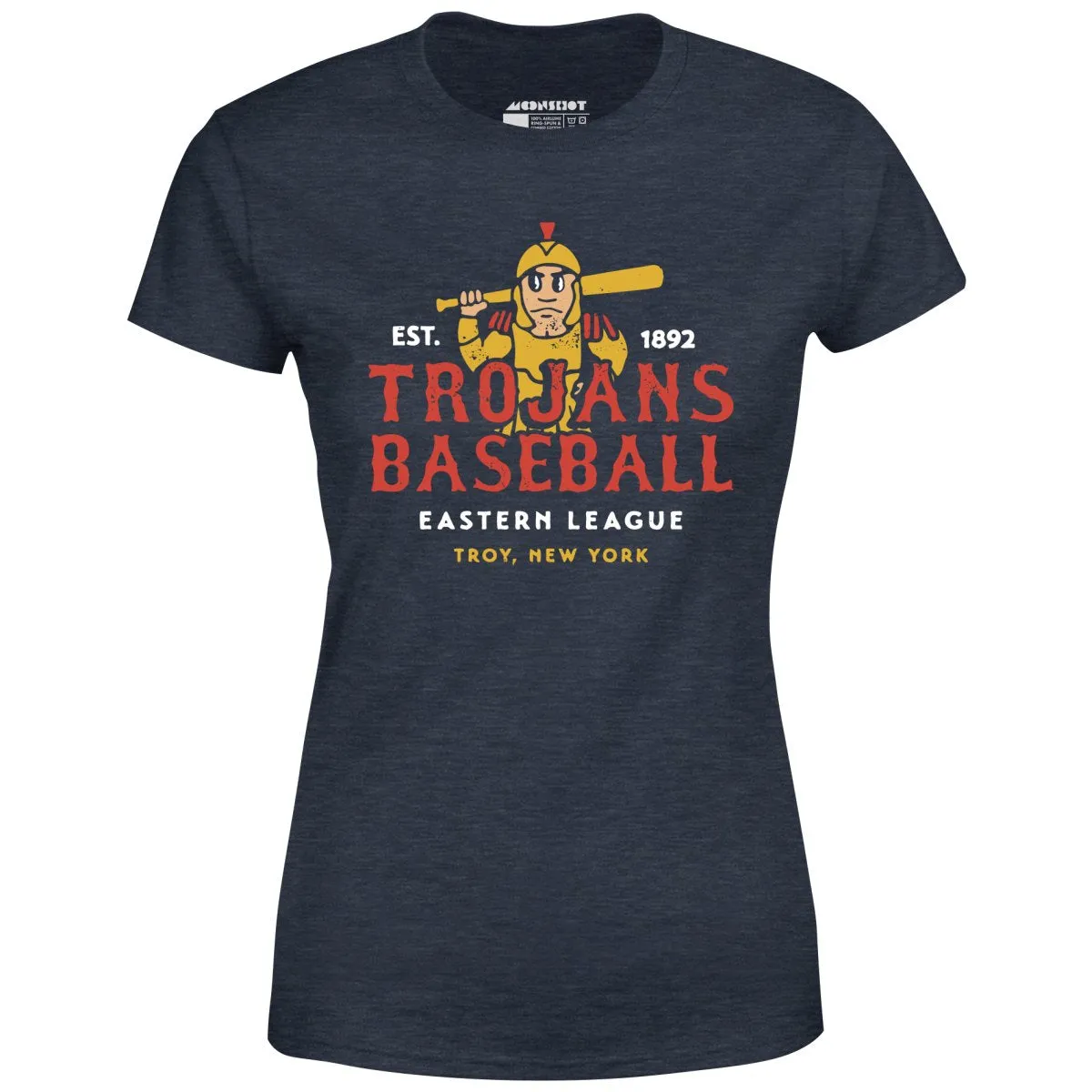 Troy Trojans - New York - Vintage Defunct Baseball Teams - Women's T-Shirt