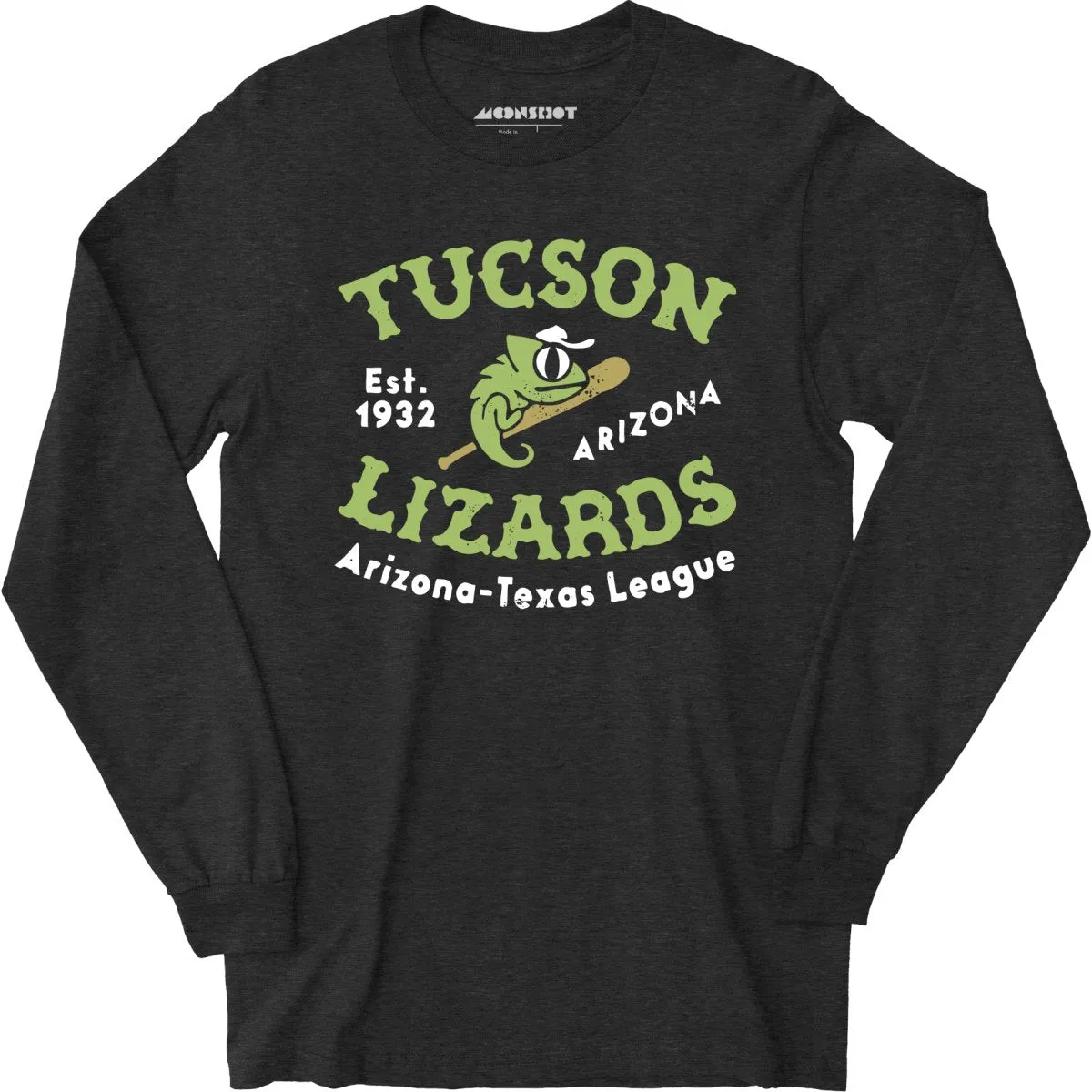 Tucson Lizards - Arizona - Vintage Defunct Baseball Teams - Long Sleeve T-Shirt