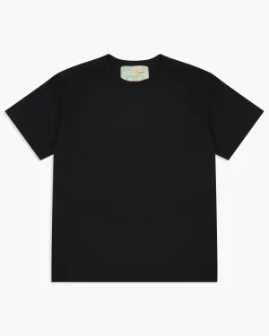 Upstate Stock 50/50 Upcycled Cotton Classic Tee - Piece Dyed Black