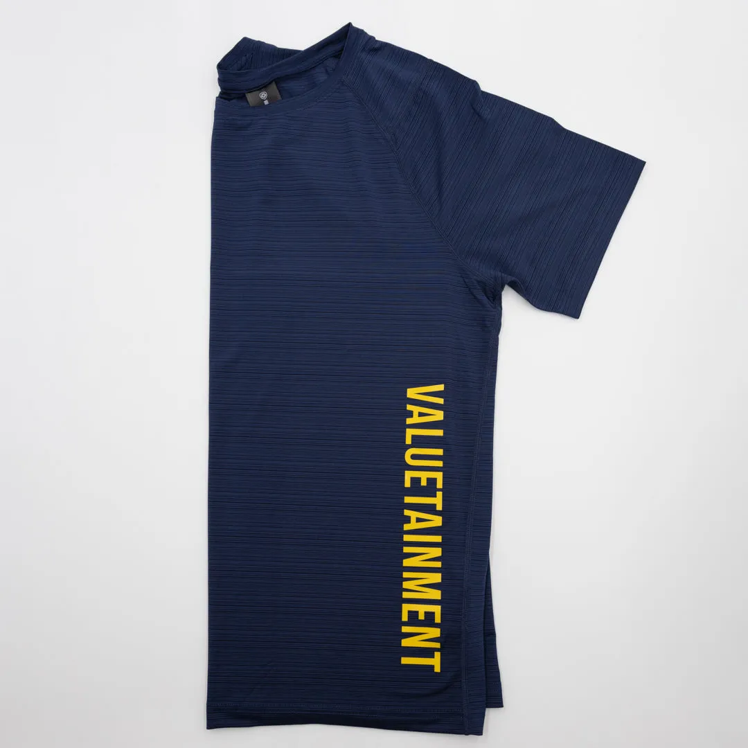 Valuetainment Navy Performance Short Sleeve Shirt